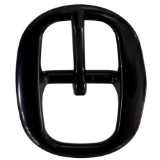 SWEDGE BUCKLE 7/8 SS BLACK 884